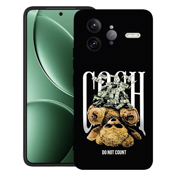 BestCase® Husa pentru Poco F7 Ultra cu Design Teddy Bear Money, TPU Mat Ultra Slim, 2052010 B 1460