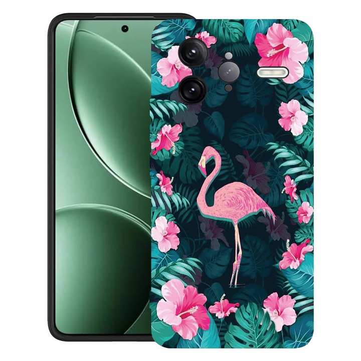 BestCase® Husa pentru Poco F7 Ultra cu Design Flamingo, TPU Mat Ultra Slim, 2052010 B 247