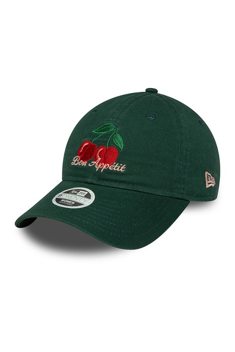 New Era, Бейзболна шапка 9TWENTY® с броерия на череши, Червен/Зелен, 53.9-58.7 CM
