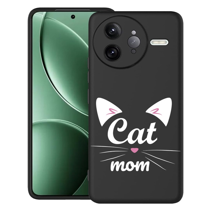 BestCase® Husa pentru Poco F7 Ultra cu Design Cat Mom, TPU Mat Ultra Slim, 2052010 B 1850