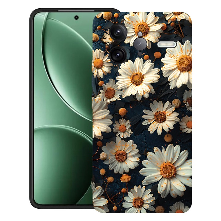 BestCase® Husa pentru Poco F7 Ultra cu Design 3D Daisy, TPU Mat Ultra Slim, 2052010 B 1440