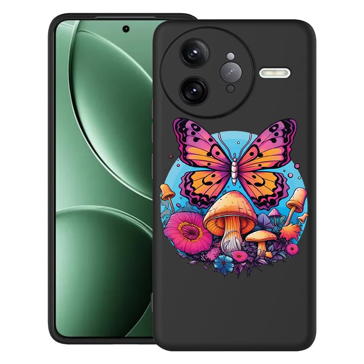 BestCase® Husa pentru Poco F7 Ultra cu Design Dream Colors - Butterfly, TPU Mat Ultra Slim, 2052010 B 1572
