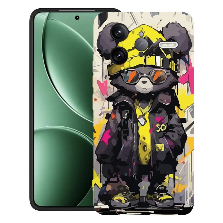 BestCase® Husa pentru Poco F7 Ultra cu Design Teddy Bear Pastel colors, TPU Mat Ultra Slim, 2052010 B 1465