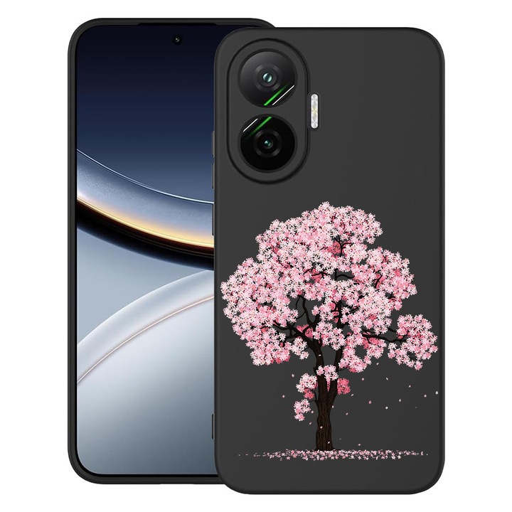 BestCase® Husa pentru Poco F7 cu Design Cherry Blossom Trees, TPU Mat Ultra Slim, 2052009 B 1833