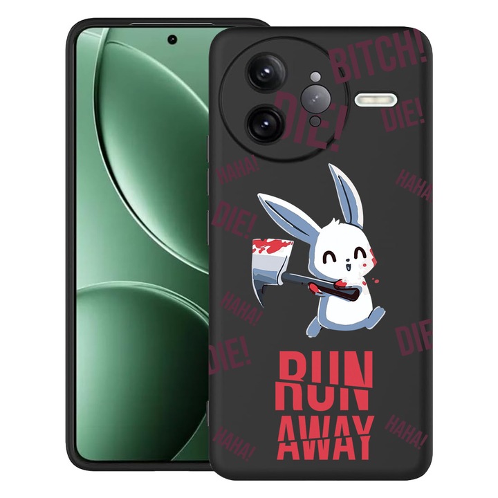 BestCase® Husa pentru Poco F7 Ultra cu Design Run away!, TPU Mat Ultra Slim, 2052010 B 1463