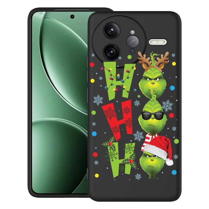 BestCase® Husa pentru Poco F7 Ultra cu Design Grinches - Ho Ho Ho, TPU Mat Ultra Slim, 2052010 B 1602