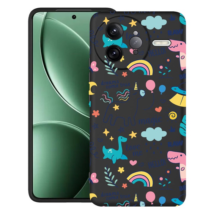 BestCase® Husa pentru Poco F7 Ultra cu Design Unicorn - Dreams Comes True, TPU Mat Ultra Slim, 2052010 B 759