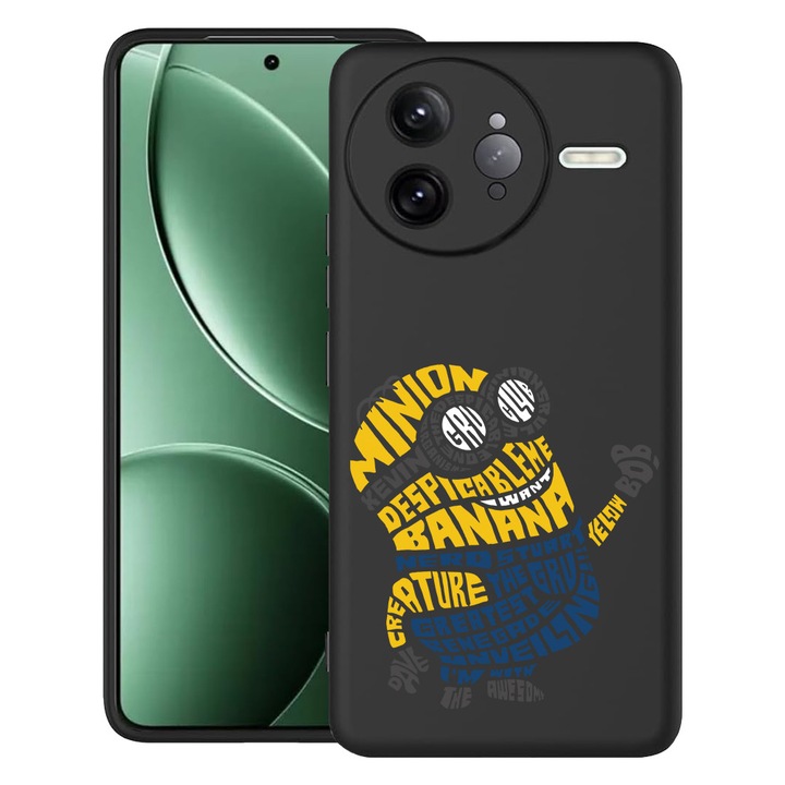 BestCase® Husa pentru Poco F7 Ultra cu Design Calligraphy Minion, TPU Mat Ultra Slim, 2052010 B 1526