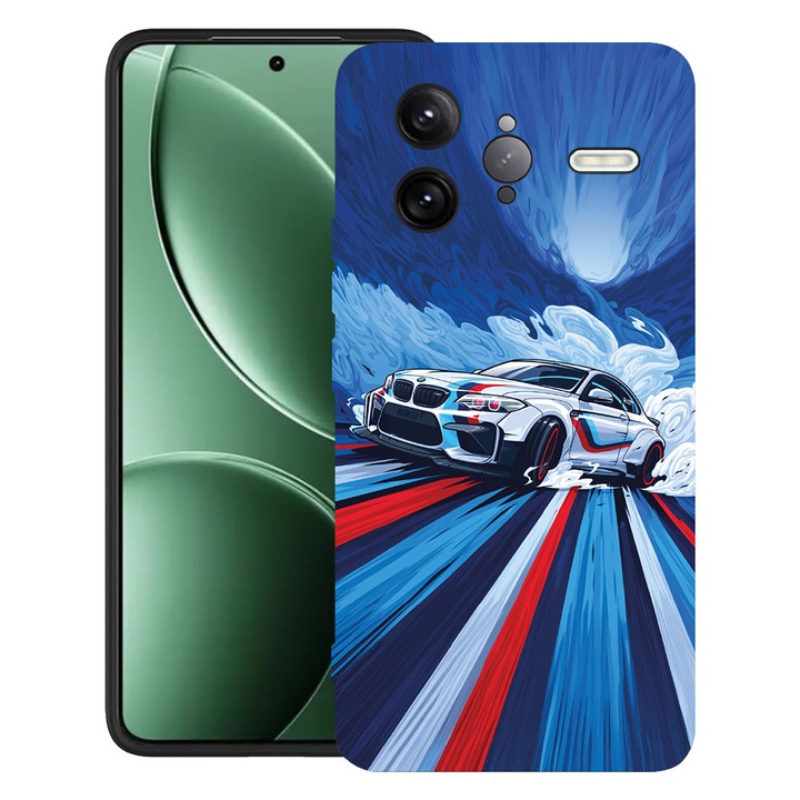 BestCase® Husa pentru Poco F7 Ultra cu Design BMW 3 E46, TPU Mat Ultra Slim, 2052010 B 1450