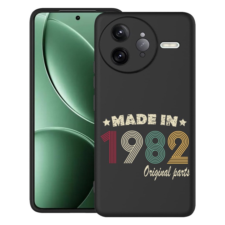 BestCase® Husa pentru Poco F7 Ultra cu Design Original Parts 1982, TPU Mat Ultra Slim, 2052010 B 1999