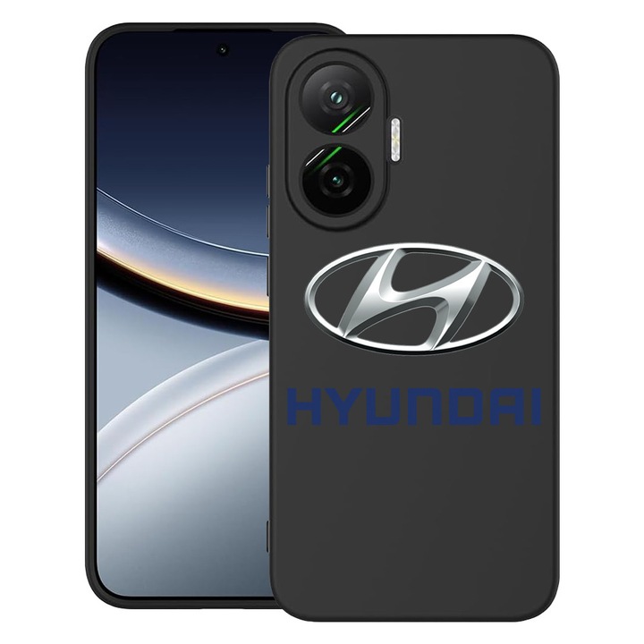BestCase® Husa pentru Poco F7 cu Design Hyundai, TPU Mat Ultra Slim, 2052009 B 1724