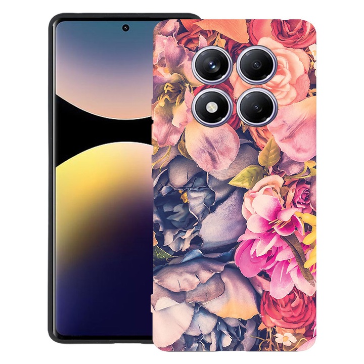 BestCase® Калъф за OPPO F29 с флорален дизайн, ултратънък матов TPU, 2052012 B 5