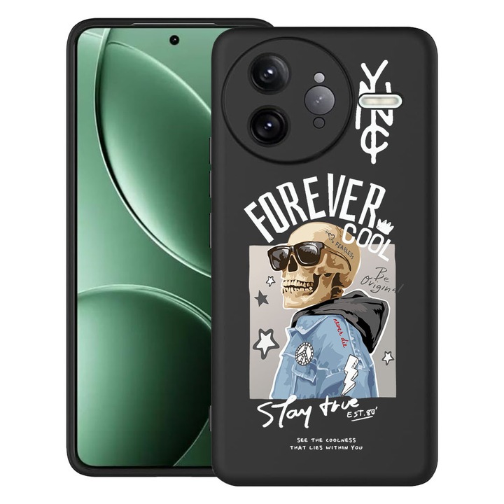 BestCase® Husa pentru Poco F7 Ultra cu Design Forever Cool Skeleton, TPU Mat Ultra Slim, 2052010 B 935