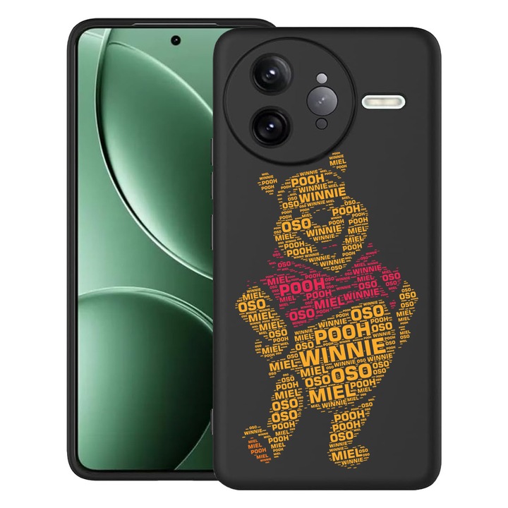 BestCase® Husa pentru Poco F7 Ultra cu Design Calligraphy Pooh, TPU Mat Ultra Slim, 2052010 B 1541
