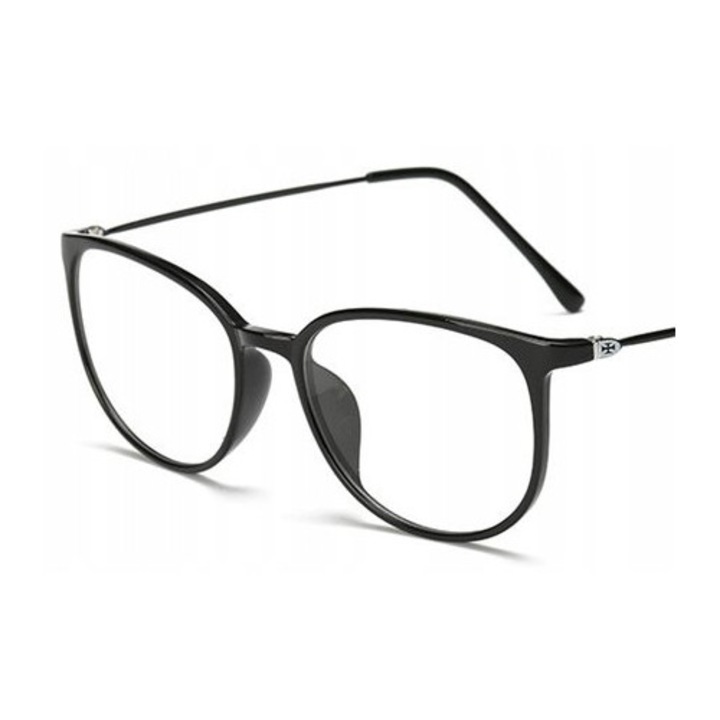 Ochelari corectivi Negri, Policarbonat, Hipermetropie +4.00, set cu caz și servetel microfibra