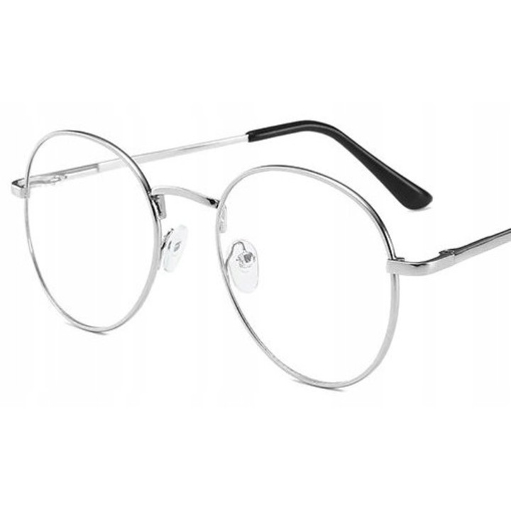 Ochelari corectivi Metal F243, argint, hipermetropie, +1.25, pentru femei