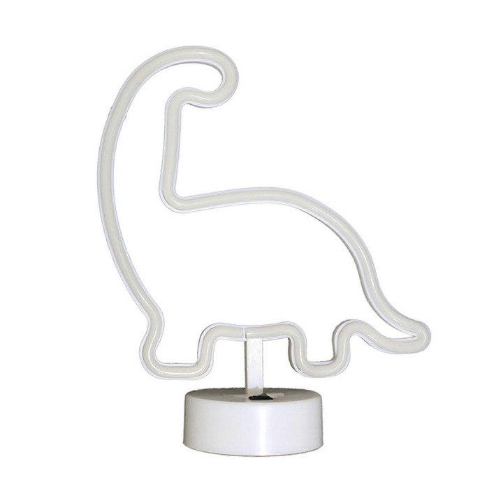 Lampa de veghe copii, model dinosaur, LED, plastic, utilizare interioara