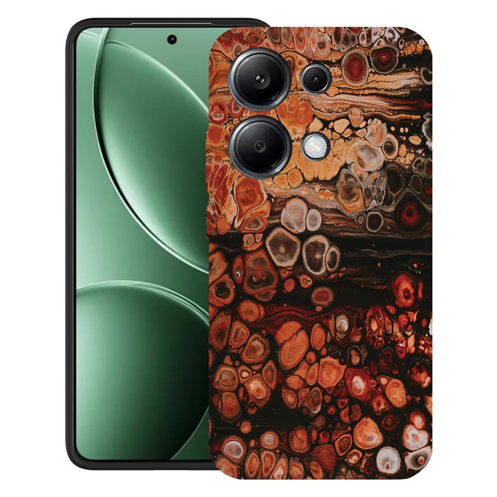 BestCase® Калъф за Poco M6 Pro 4G / Xiaomi Redmi Note 14 Pro 4G с дизайн дървесен мотив, матов ултра тънък TPU, 2052019 B 895