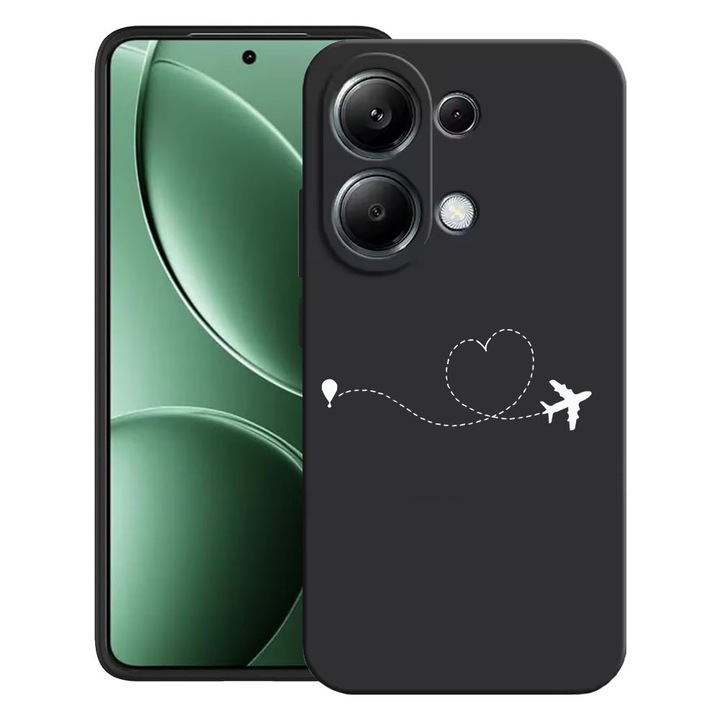 BestCase® Калъф за Poco M6 Pro 4G / Xiaomi Redmi Note 14 Pro 4G с дизайн Love To Travel, TPU Мат Ултратънък, 2052019 B 746