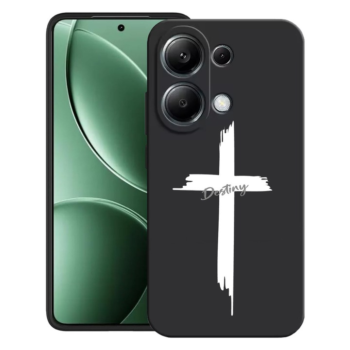 BestCase® Husa pentru Poco M6 Pro 4G / Xiaomi Redmi Note 14 Pro 4G cu Design Destiny, TPU Mat Ultra Slim, 2052019 B 1466