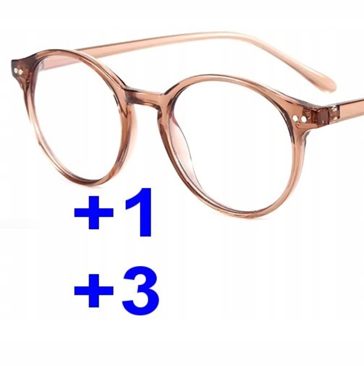 Ochelari progresivi, Swokance, Policarbonat, +3.00, transparent