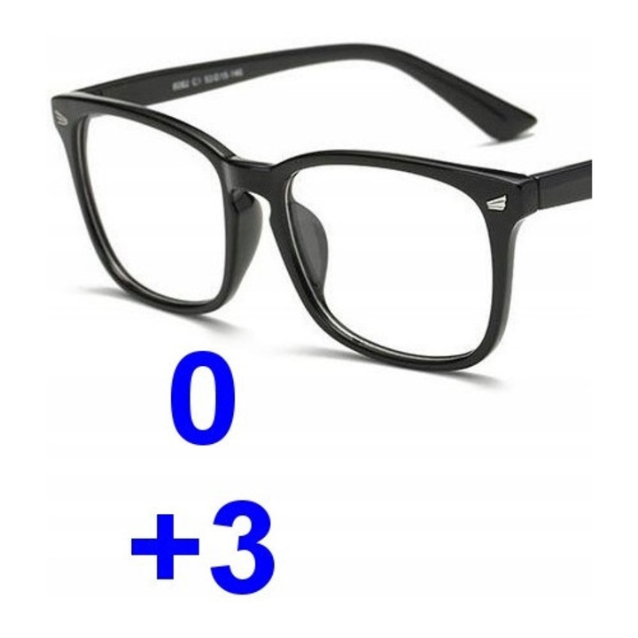 Ochelari progresivi F217p, transparent, +3.00, set ochelari + carcasă + ștergere ochelari