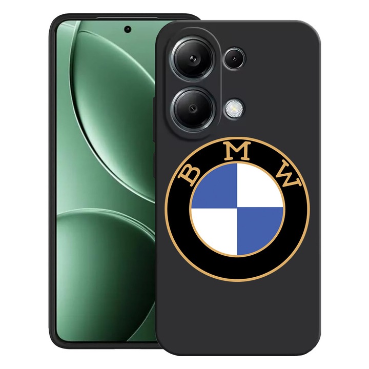BestCase® Husa pentru Poco M6 Pro 4G / Xiaomi Redmi Note 14 Pro 4G cu Design BMW classic, TPU Mat Ultra Slim, 2052019 B 1751