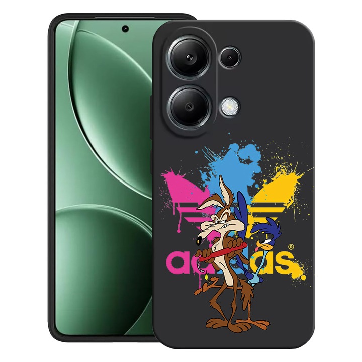 BestCase® Калъф за Poco M6 Pro 4G / Xiaomi Redmi Note 14 Pro 4G с дизайн Road Runner Bip Bip, TPU Мат Ултра тънък, 2052019 B 1837