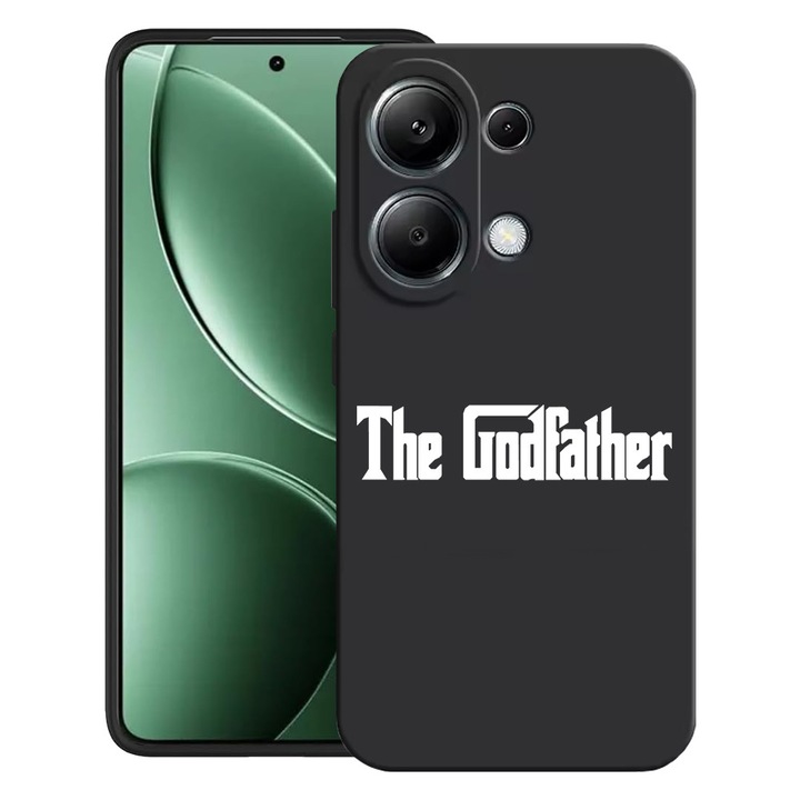 BestCase® Husa pentru Poco M6 Pro 4G / Xiaomi Redmi Note 14 Pro 4G cu Design The GodFather, TPU Mat Ultra Slim, 2052019 B 1691