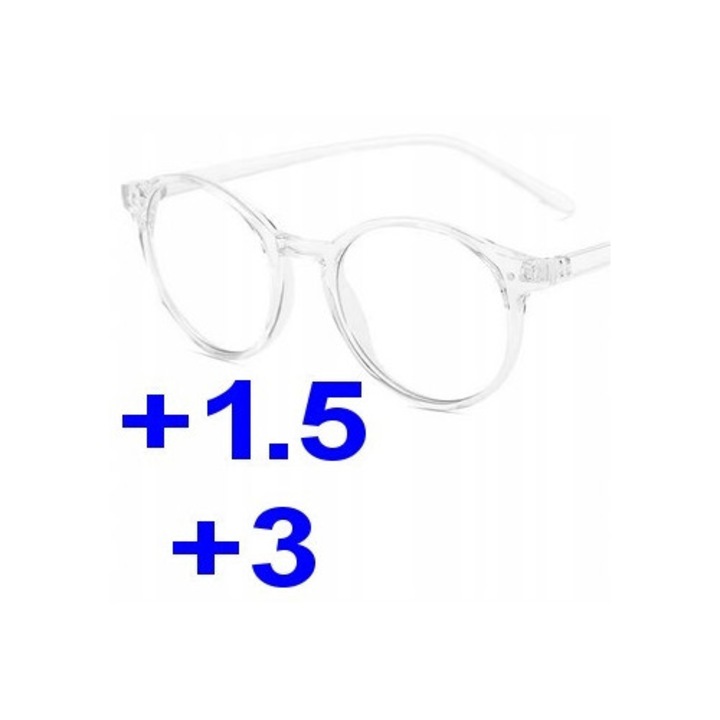 Ochelari progresivi F217g, transparent, +3.00, policarbonat, pentru femei