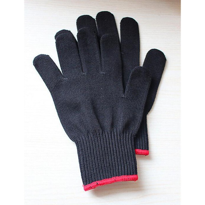 Konyhai kesztyű, hőálló, 21 cm, pamut, 1 pár