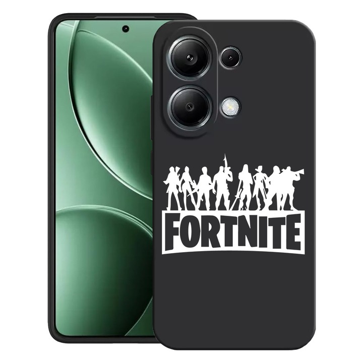 BestCase® Husa pentru Poco M6 Pro 4G / Xiaomi Redmi Note 14 Pro 4G cu Design Fortnite, TPU Mat Ultra Slim, 2052019 B 1629