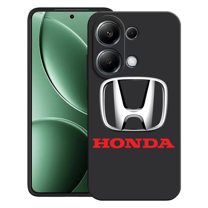 BestCase® Husa pentru Poco M6 Pro 4G / Xiaomi Redmi Note 14 Pro 4G cu Design Honda, TPU Mat Ultra Slim, 2052019 B 1743