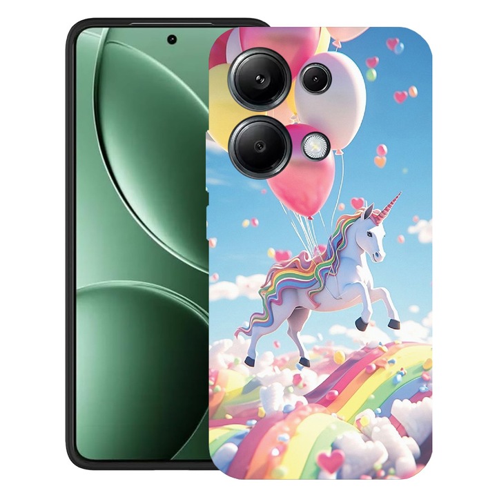 BestCase® Husa pentru Poco M6 Pro 4G / Xiaomi Redmi Note 14 Pro 4G cu Design Magical Pattern, TPU Mat Ultra Slim, 2052019 B 1215