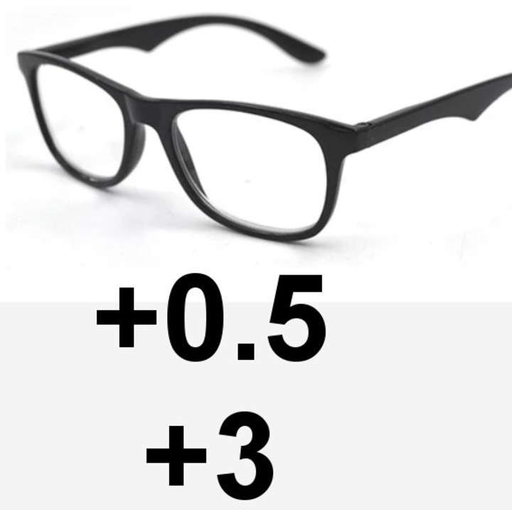 Ochelari bifocali F558d, transparent, +3.00, set cu carcasa și stergere, pentru femei
