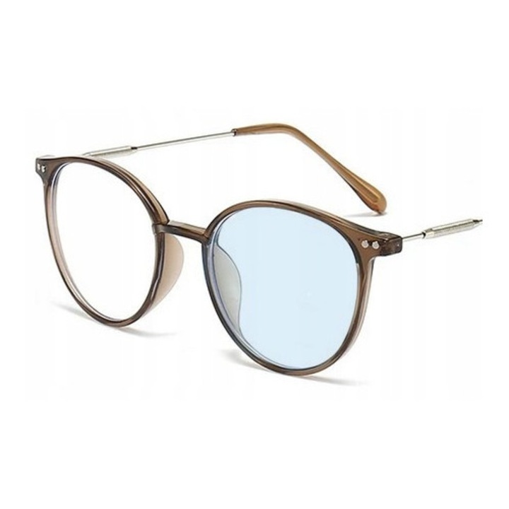 Ochelari de soare fotochrom, maro, corectivi, plastic, -4.50