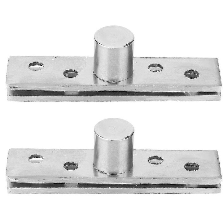 Set 2 Balamale Rotative din Inox 75mm, Pivot Central, Rezistente la Uzura