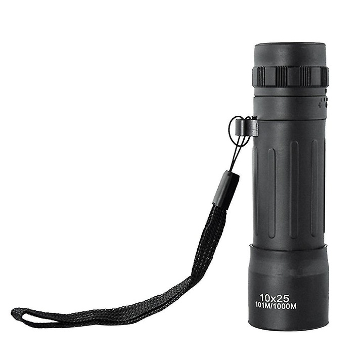 Monocular mini 10x25, PVC, 101m/1000m, 11.2x3.2cm