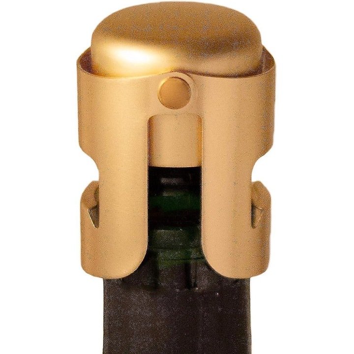 Dop sticla, Inox cu finisaj auriu, design simplu, elegant