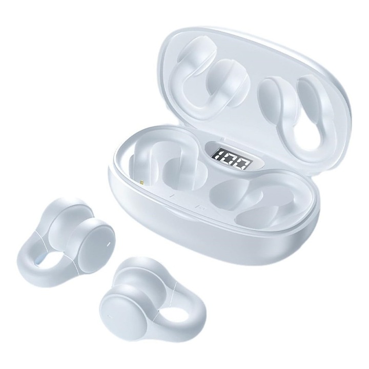 Vezeték nélküli fülhallgató X58 Vízálló, Bluetooth 5.3, fehér