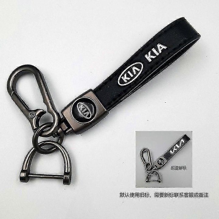 Breloc auto si bicicleta cu finisaj metalic | Breloc de serviciu | Inel cheie si accesorii cu carlig KIA Hardware argintiu