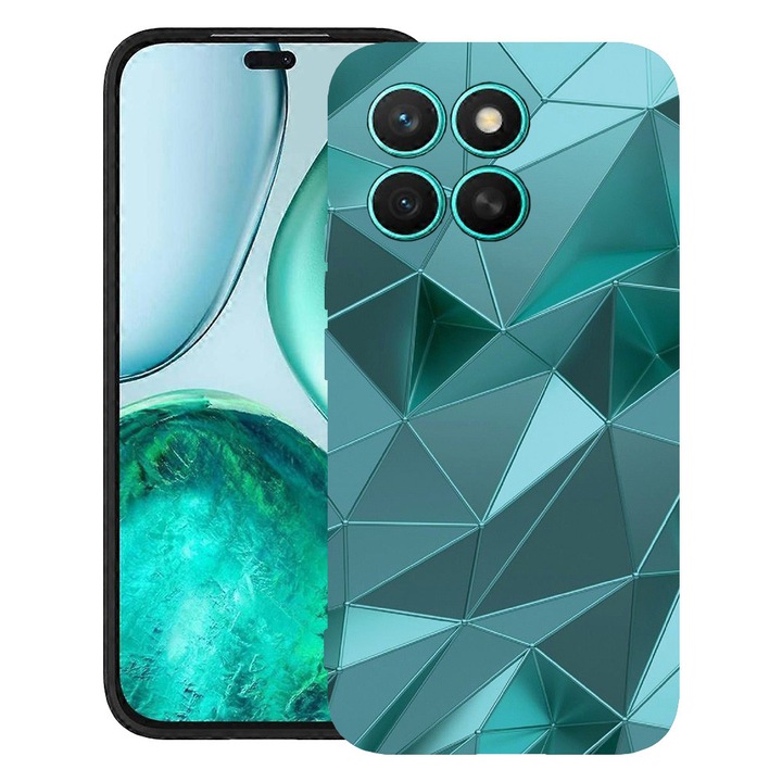 BestCase® Husa pentru Honor X7d / 400 Smart cu Design Green Mosaic, TPU Mat Ultra Slim, 2071155 B 1251