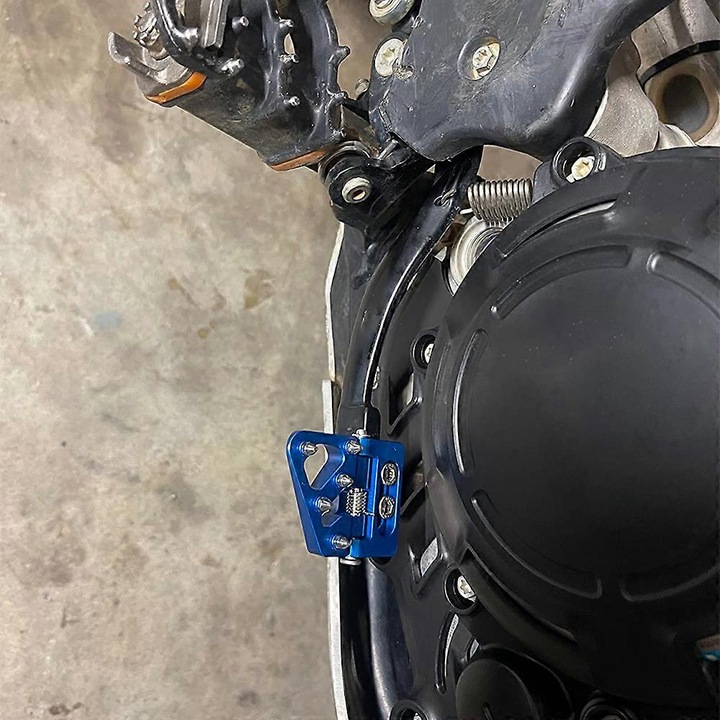 Pedala de frana pliabila din aluminiu pentru motociclete Husqvarna, KTM, GasGas, 2017-2023, 7075-T6, albastra