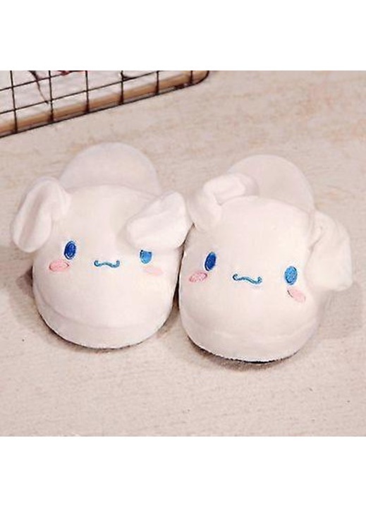 Papuci de interior dama, Model Cinnamoroll, Alb, Bumbac, 40-42 EU