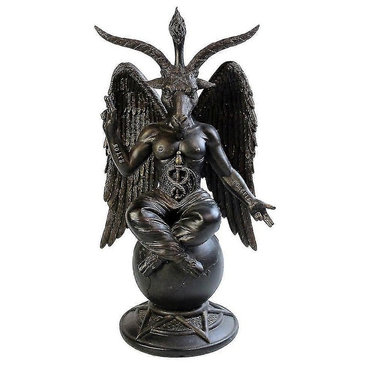 Statueta decorativa, 25cm, negru