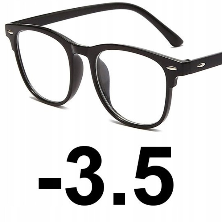 Ochelari corectivi Retro, -3.50, Policarbonat, pentru femei