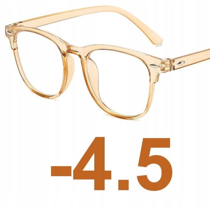 Ochelari corectivi Retro NERD, -4.50, policarbonat, pentru femei