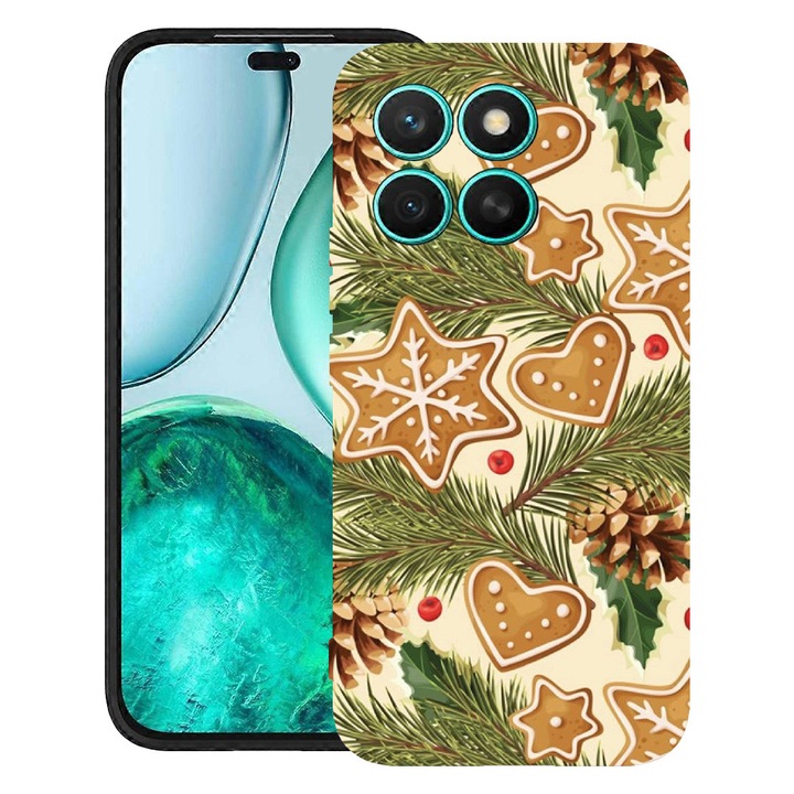 BestCase® Husa pentru Motorola Moto G86 cu Design Xmas Pattner, TPU Mat Ultra Slim, 2060077 B 1368