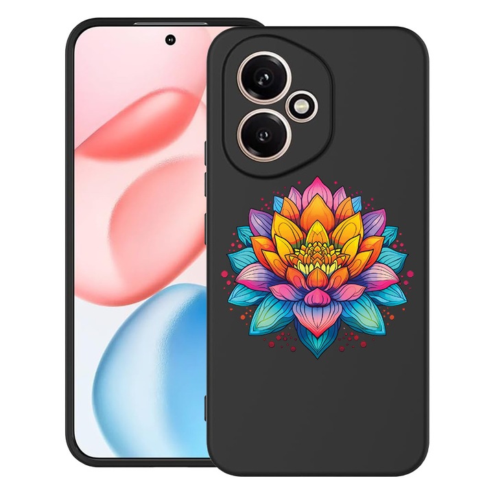BestCase® Husa pentru Honor 400 cu Design Dream Colors Flower, TPU Mat Ultra Slim, 2060076 B 1509