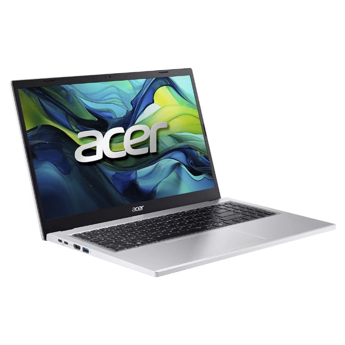 Laptop Acer Aspire Go 15 cu procesor Intel Core i7-13620H, 15.6 inch, RAM 16 GB DDR5, SSD 512 GB, Intel UHD Graphics, Windows 11 Pro, Pure Silver